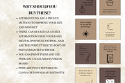 Witchy Affirmation Card Deck Set, a Design Template by Digital By Nikoleta (Thumbnail 2 of 9)