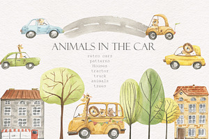 Animals in the car