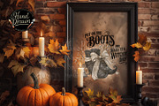 Witchy boots with bow, a Seasonal Illustration by Willow Paige Farms (Thumbnail 9 of 10)