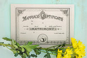 Antique Marriage Ephemera, a Texture Graphic by Blue Line Design (Thumbnail 5 of 11)