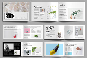 Book Title Name Here Layout, a Brochure Template by MightyDesign