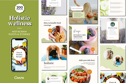 100 Holistic Wellness Instagram Post