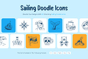 Sailing Doodles Set, an Object Graphic by Brickclay (Thumbnail 1 of 8)