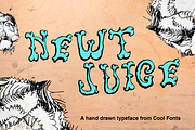 Newt Juice, a Font by Cool Fonts (Thumbnail 1 of 6)