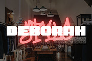 DEBORAH MODERN DISPLAY FONT, a Sans Serif Font by BURSTYPE (Thumbnail 7 of 9)