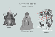Winter Tales Collection, a Seasonal Illustration by StudioLapis (Thumbnail 5 of 10)