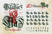 Basthor, a Blackletter Font by Burntilldead (Thumbnail 2 of 12)