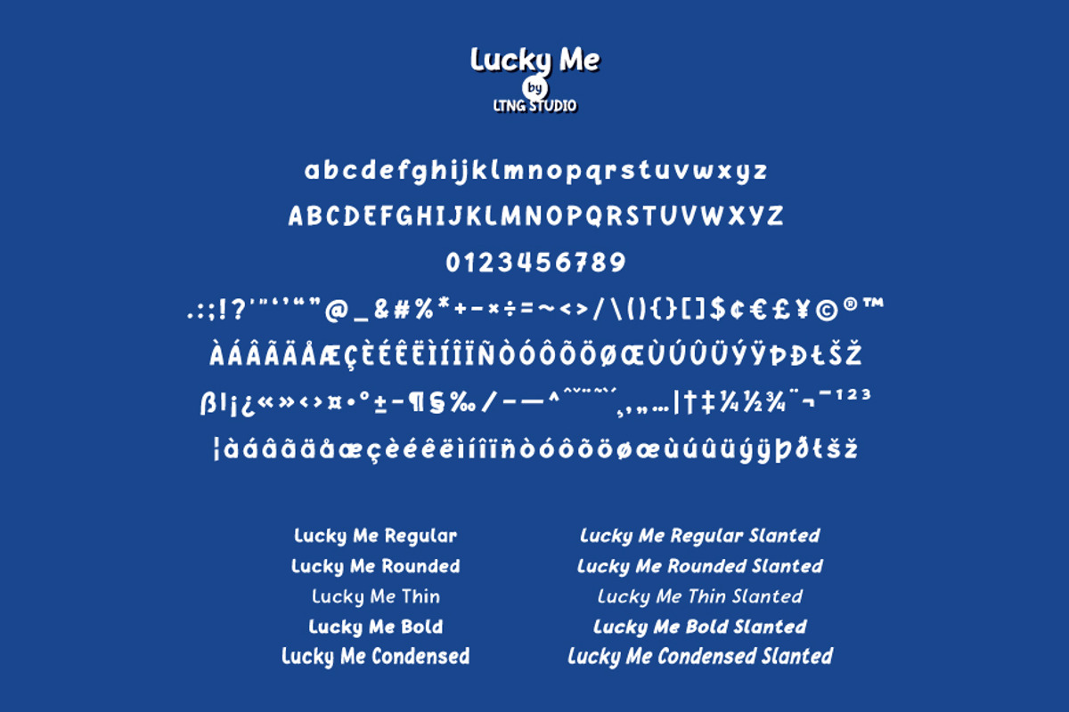 Lucky Me 90s Display Font, a Handwritten Font by LTNG STUDIO (Photo 4 of 9)