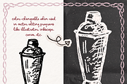 Dinner Party Clipart, Supper Club, a Food Illustration by The October Creative (Thumbnail 2 of 13)