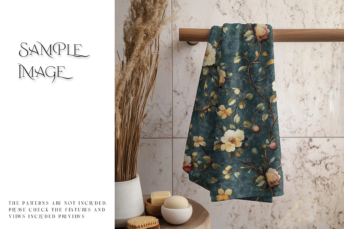 Bath Towels Mockups, a Merchandise Mockup by mock-ups (Photo 6 of 16)