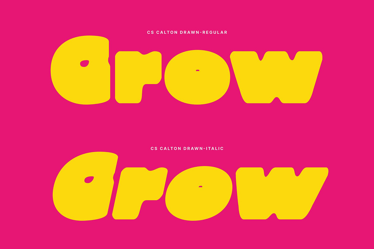 CS Calton Drawn, a Sans Serif Font by Craft Supply Co. (Photo 4 of 8)