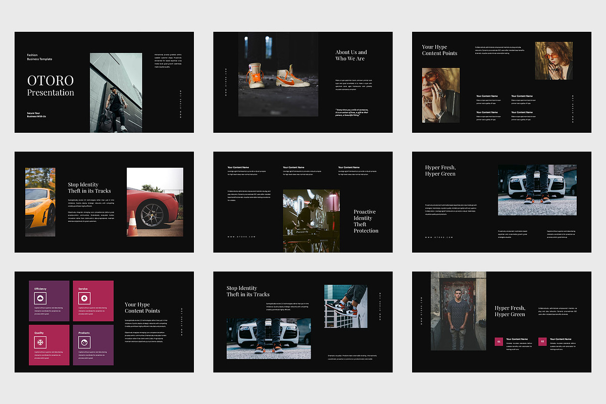 Otoro : Fashion Pitch Google Slides, a Presentation Template by Punkl Camp (Photo 6 of 9)