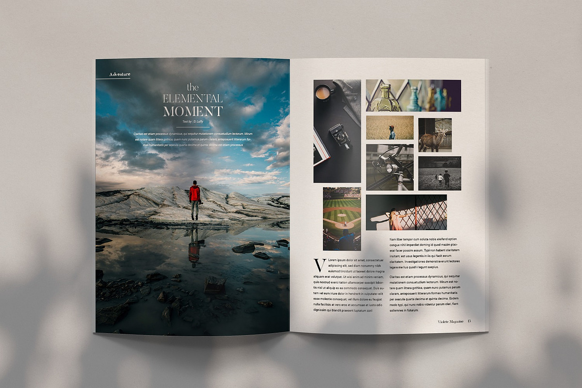 Violete Magazine, a Magazine Template by Bokuto (Photo 5 of 8)