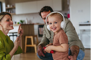 Family bonding moment with young, a Person Photo by HalfPoint