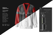 Mens Drafting Cardigan Mockup, a Hoody Mockup by Nanggroe Scripting (Thumbnail 5 of 9)
