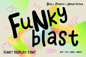 FunkyBlast – Playful Display Font