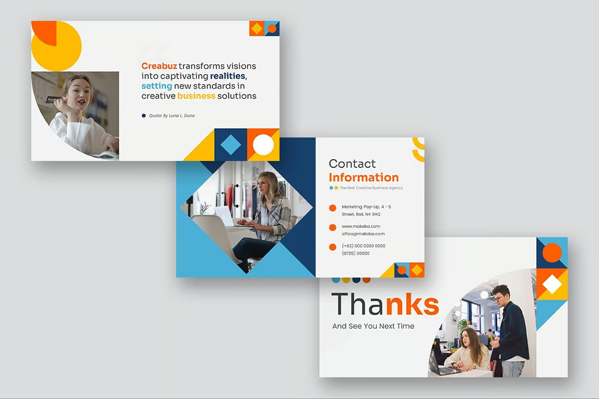 Creative Business Plan Powerpoint, a Presentation Template by Fit-tee (Photo 6 of 10)