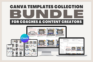 Canva Template Mega Bundle For Coach