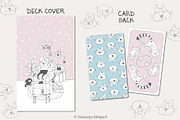 Doodle Cats Full Tarot Deck, an Illustration by Anastasiya Klempach (Thumbnail 11 of 13)