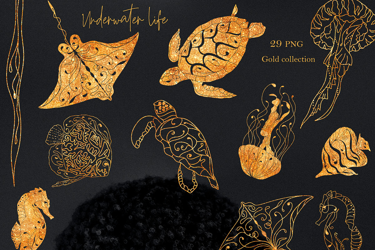 UNDERWATER MAGIC MERMAID ocean life, an Animal Illustration by ArtOLB (Photo 2 of 15)
