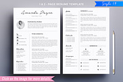 Resume/CV Mega Bundle, a Resume Template by A1RESUME (Thumbnail 3 of 21)