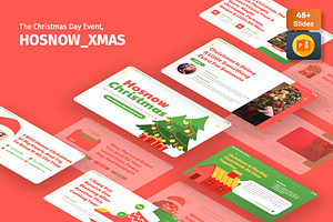 Hosnow - Merry Christmas Powerpoint, a Presentation Template by Dhabee