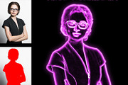 Neon Photo Painting Photoshop Action, an Action Add-On by MRI STUDIO (Thumbnail 8 of 17)