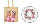 Watercolor Pink Summer ClipArt, an Illustration by Design Market (Thumbnail 5 of 5)