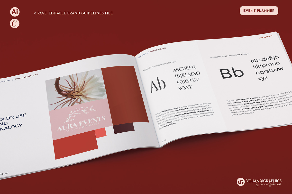 Branding Kit - Event Planner, a Graphic by Youandigraphics (Photo 13 of 13)