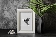 Humming Bird Vector Bundle, an Animal Illustration by DIYnArtShop (Thumbnail 6 of 6)