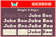 Juke Box font, a Font by weknow (Thumbnail 6 of 8)