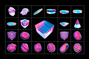 3D Fluid Glass - 90 illustrations, an Object Graphic by assetpro.design (Thumbnail 5 of 11)