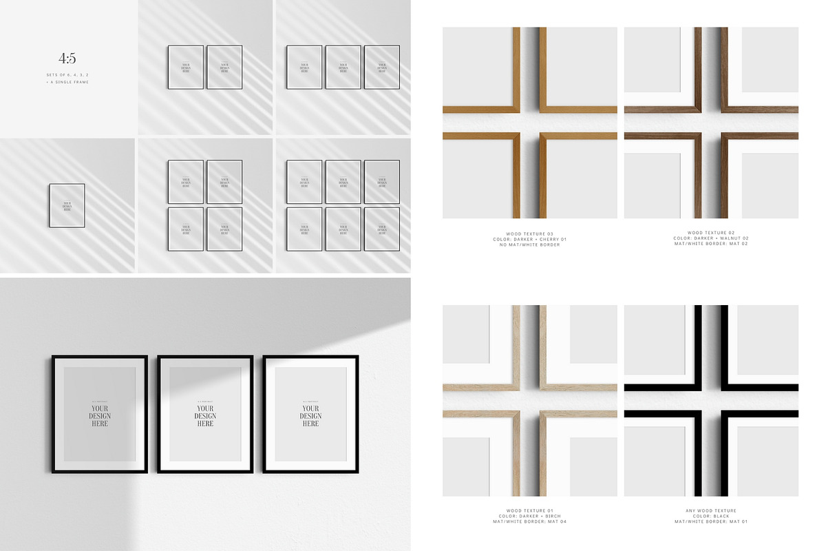 4:5 | 5:4 Frame Mockup Bundle, a Mockup by DESIGN BY nube (Photo 8 of 10)