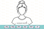 Mama Mode Mother's Day Shirt svg, a Person Illustration by Ghagra (Thumbnail 1 of 7)
