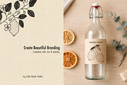Citrus Botanicals Procreate Stamps, a Brush Add-On by Little Nordic Atelier (Thumbnail 4 of 6)