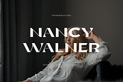 Nancy Walner Modern Sans, a Sans Serif Font by Yukita Creative (Thumbnail 1 of 12)