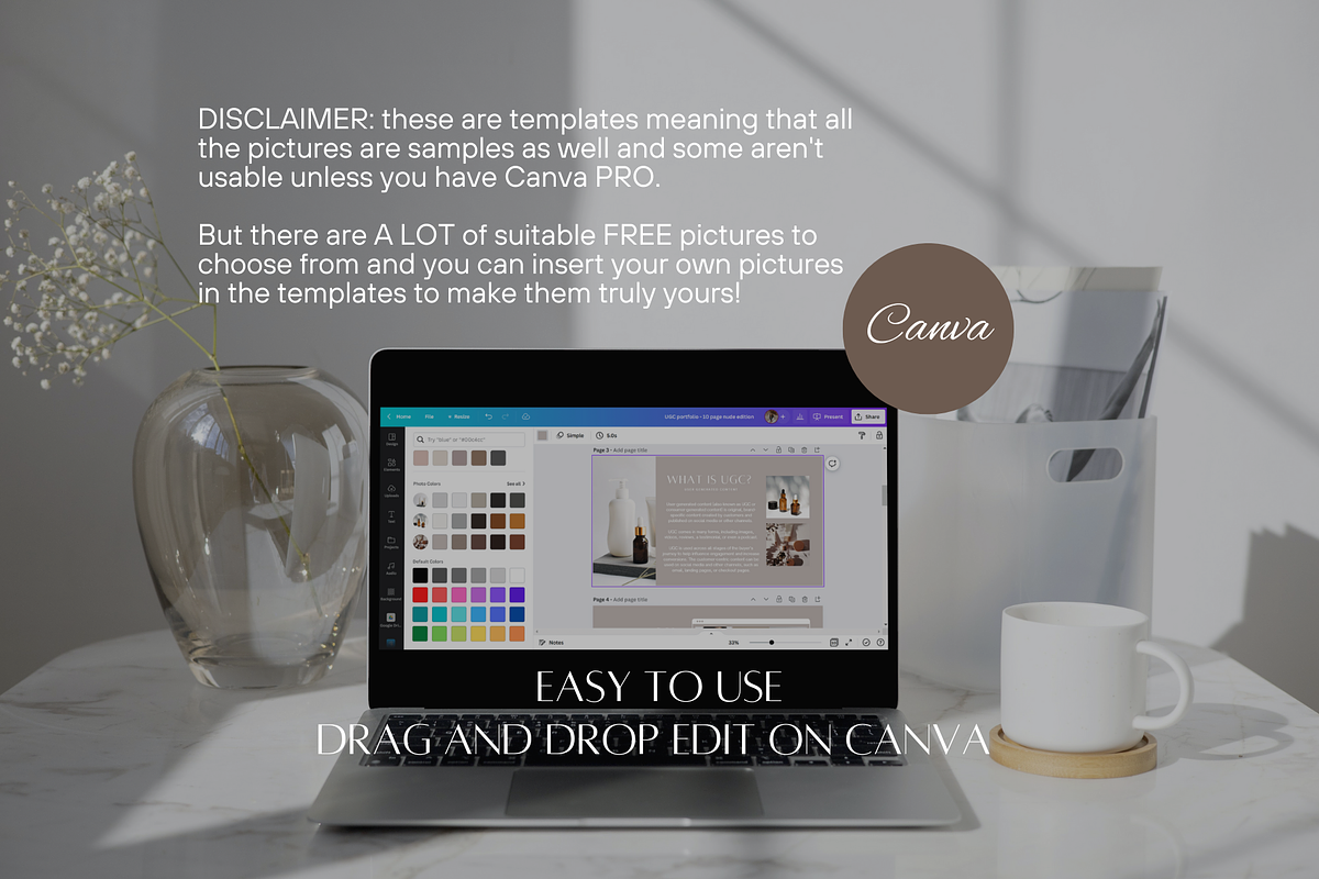 UGC portfolio Canva Template, a Social Media Template by SociallyyCreative (Photo 8 of 10)