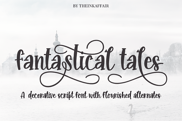 Fantastical Tales Script Font preview 8