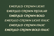 Emerald Crown - Stylish Sans, a Sans Serif Font by Fikryal Studio (Thumbnail 3 of 12)