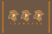 Cowgirl Western Illustration Set, an Illustration by Southerntown (Thumbnail 5 of 5)