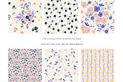 Painterly Floral. Whimsical Patterns, a Pattern Graphic by PaperJamLab (Thumbnail 3 of 12)