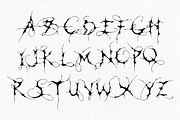 Cybersigilism Fonts, a Blackletter Font by Lilithcollageart (Thumbnail 3 of 11)