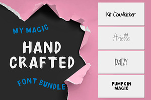 My Magic Hand Crafted Font Bundle
