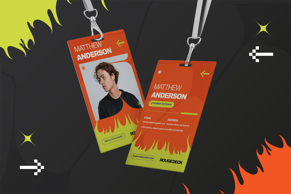 Rouge Deck - ID Card, a Print Template by StreaksideStd (Photo 2 of 3)