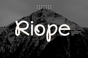 Riope - Unique Modern Logo Font, a Sans Serif Font by roomspace creative lab (Thumbnail 1 of 11)