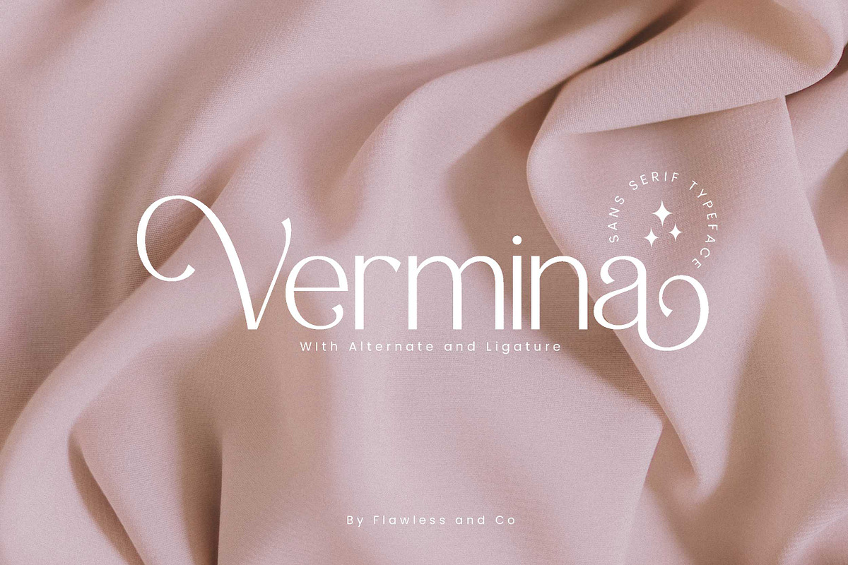 Vermina - Alternate Sans Serif, a Sans Serif Font by Flawless And Co (Photo 1 of 10)