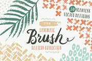 Handmade Brush Pattern Collection, a Pattern Graphic by Anugraha Design (Thumbnail 1 of 9)
