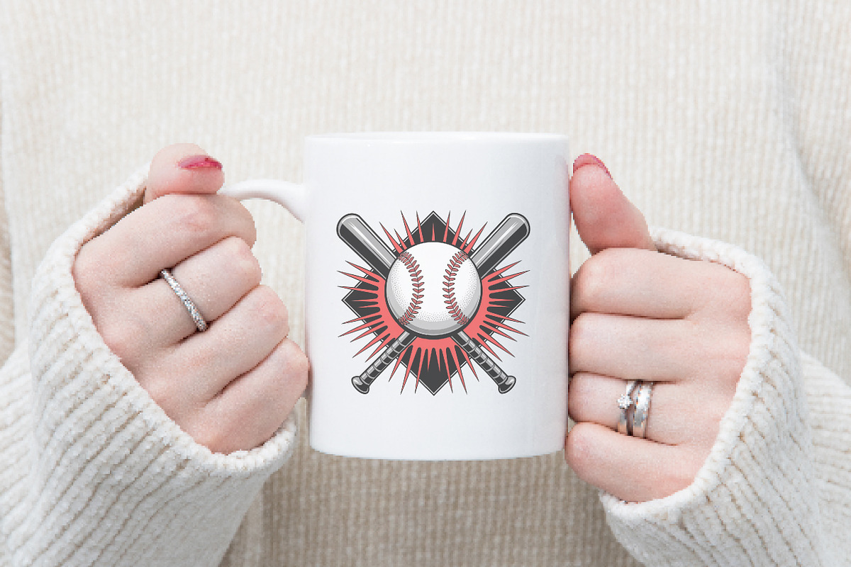 Baseball Ball Png Sublimation, an Illustration by Watercolor design (Photo 3 of 5)