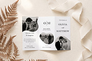 Modern Wedding Program Template, an Invitation Template by Arslan (Thumbnail 2 of 4)