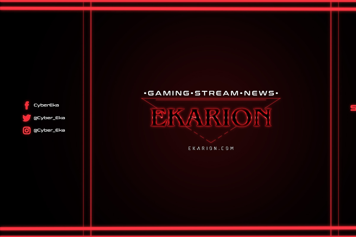 Retro-wave 80's YouTube Banner set, a Social Media Template by Midgardians (Photo 4 of 7)